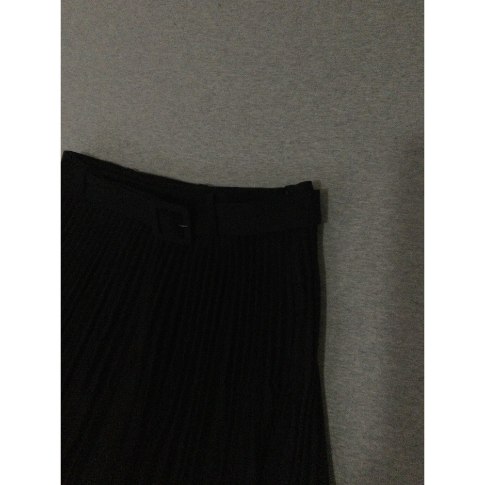 Zara Pleated belted Skirt Size small mixed fabric heavy - Picture 4 of 13